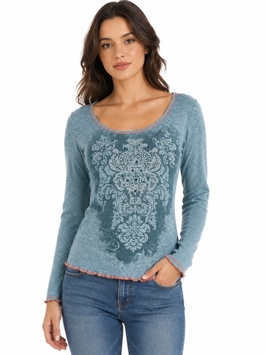 Daytrip Tops - Y2K Daytrip Long Sleeve Top